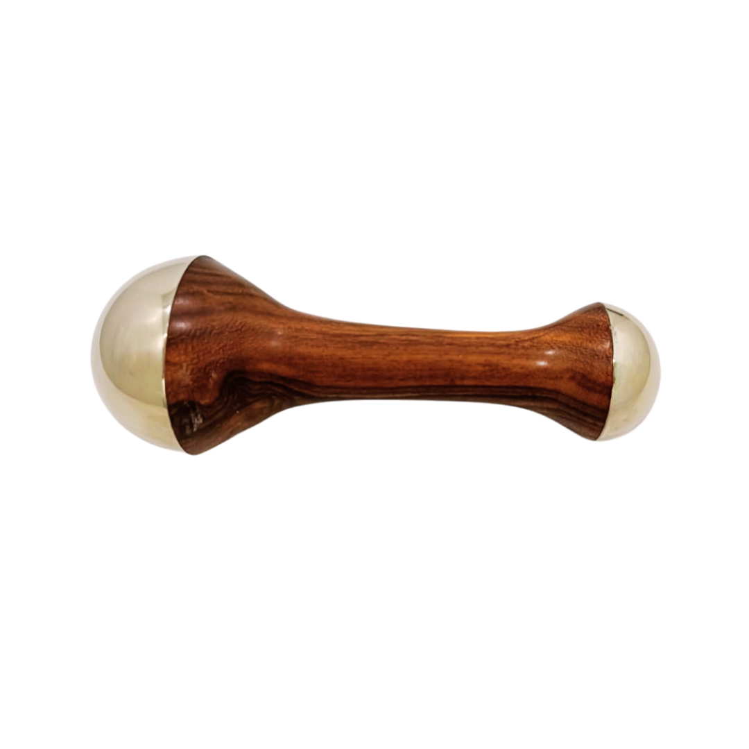 Dual-Dome Kansa Wand | Ayurvedic Tool for Detoxification-0