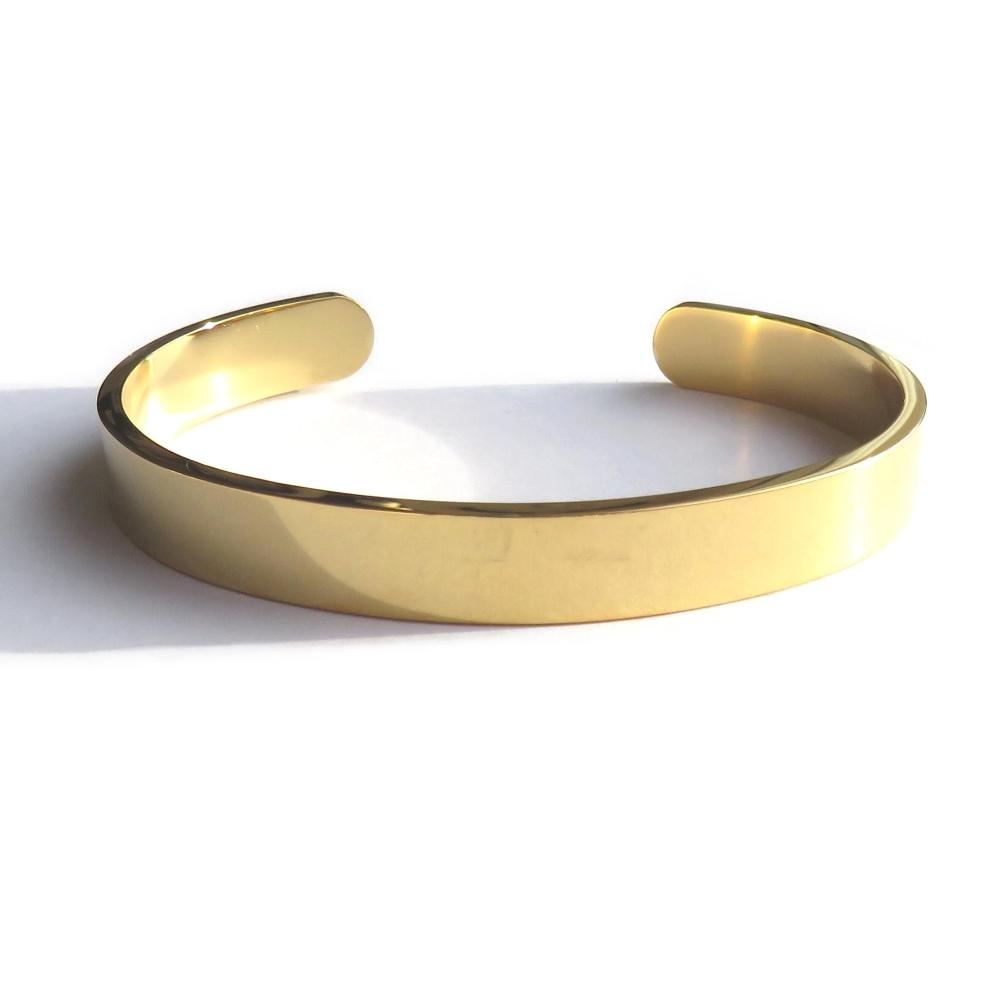 Men's Gold Bangle Gift-0