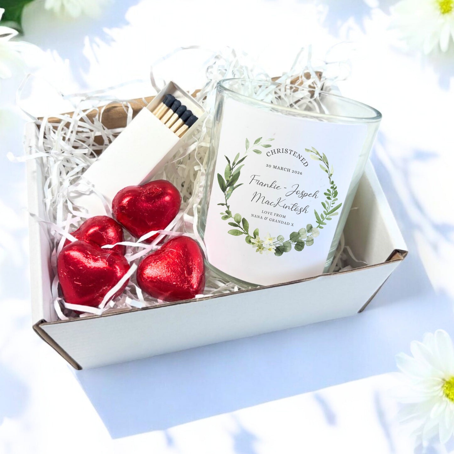 Personalised Christening Day Candle Gift-3