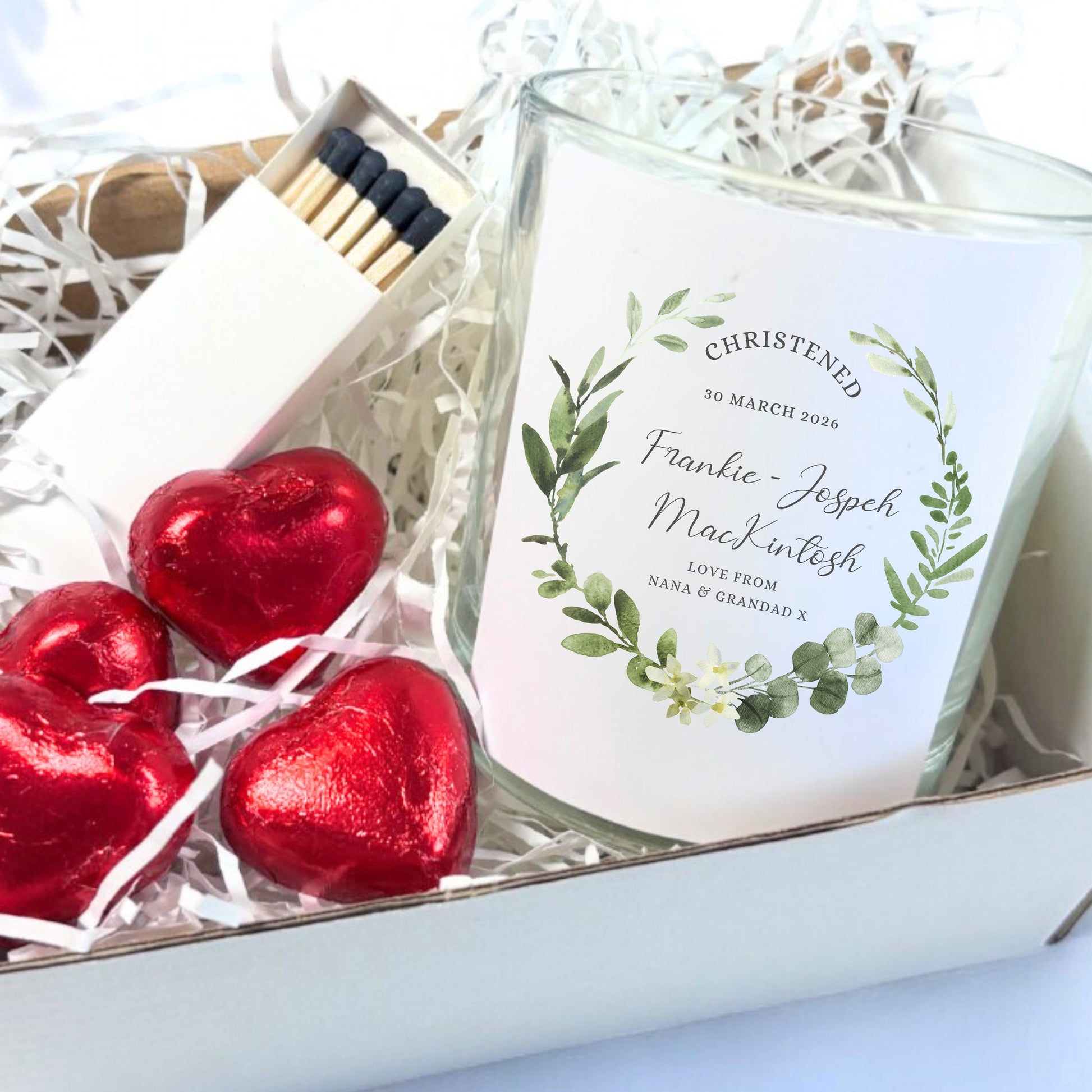 Personalised Christening Day Candle Gift-0