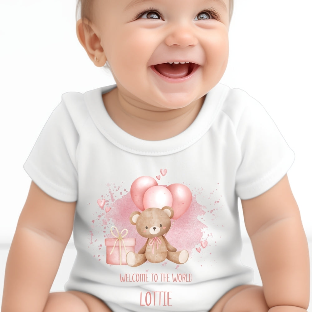 Personalised Baby Girl Baby Outfit Baby Gifts-2