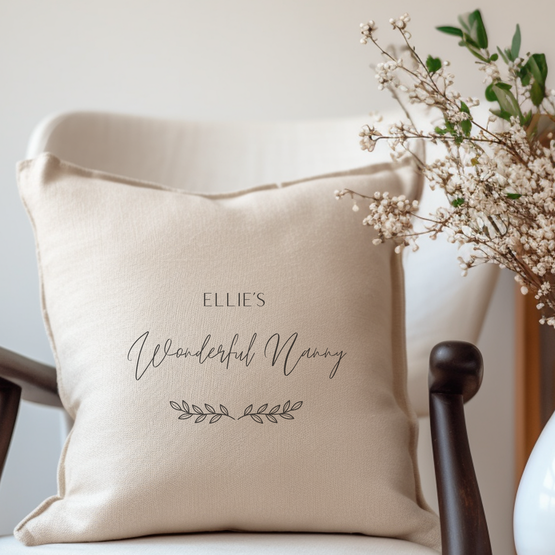 Personalised Wonderful Nan,Gran,Grandma Cushion Gift-4