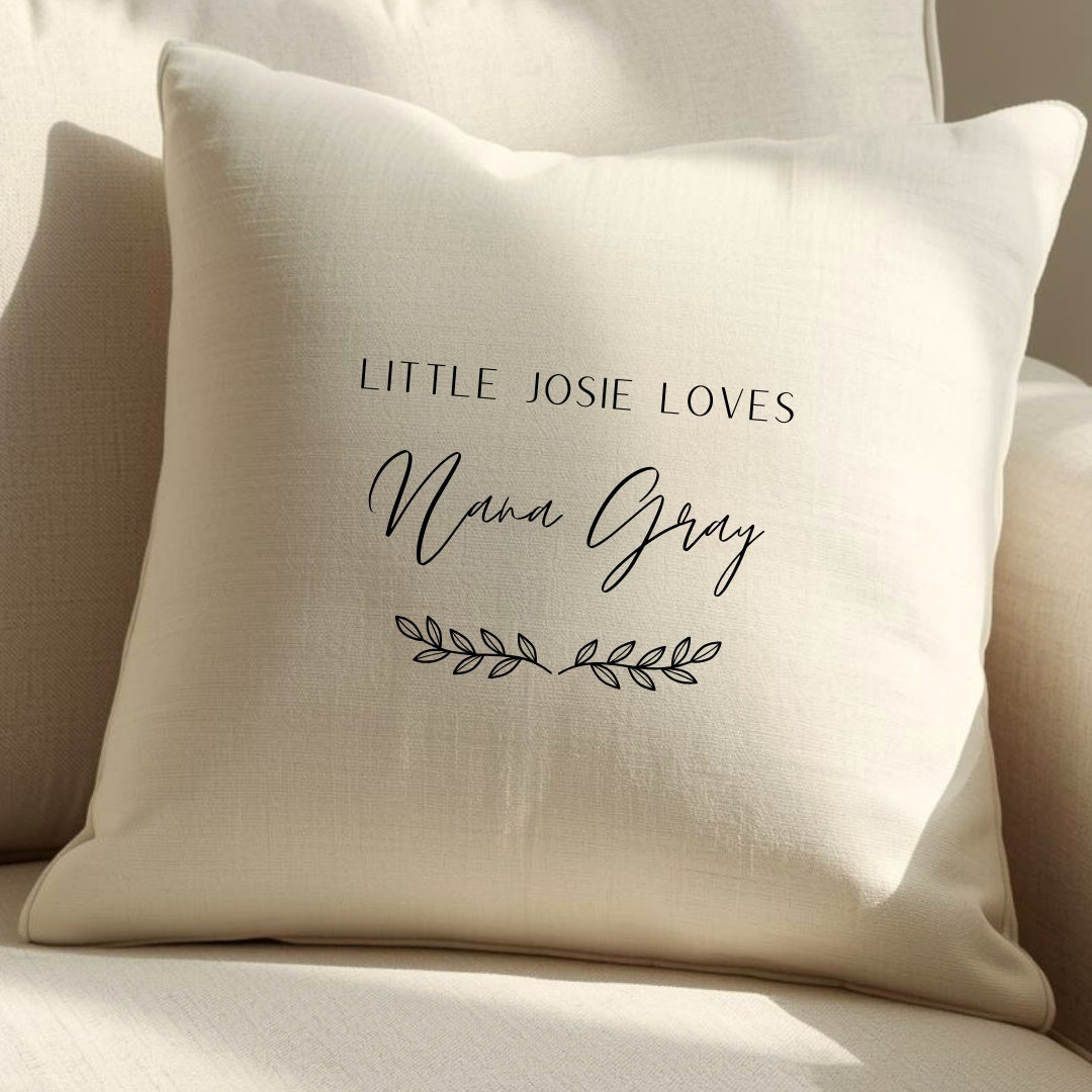 Personalised Wonderful Nan,Gran,Grandma Cushion Gift-1