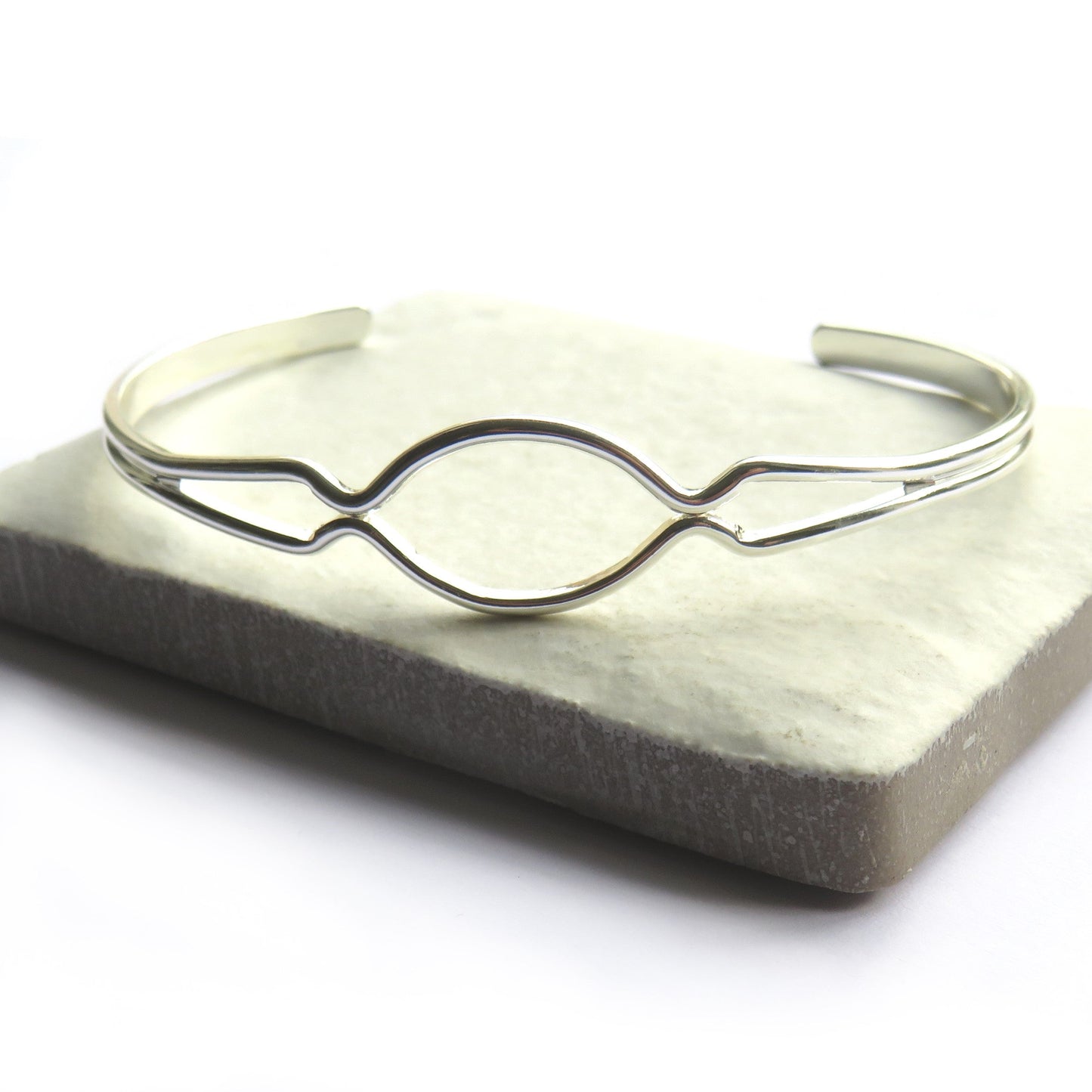Hope Silver Bangle Gift-0