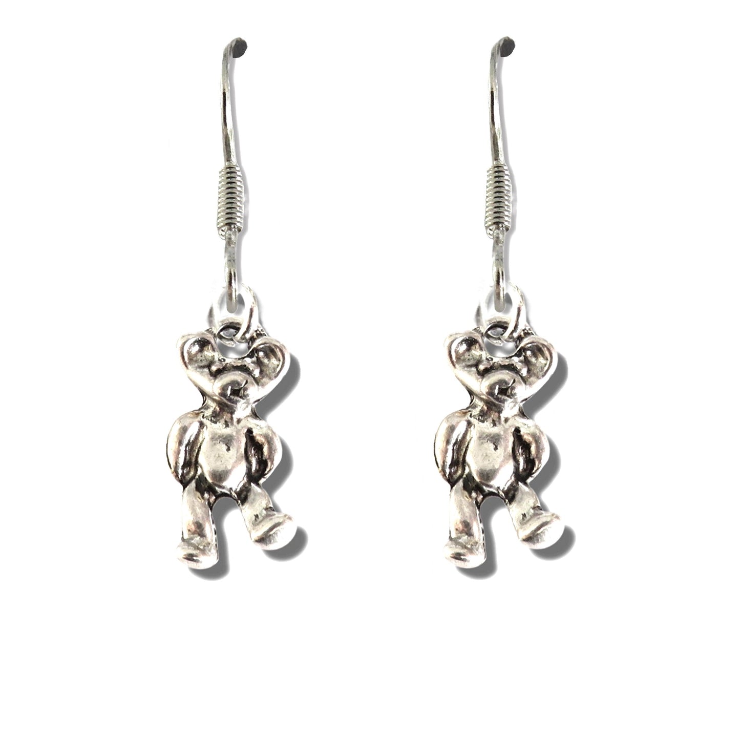 Girls Teddy Drop Earrings - Adorable Gift-0