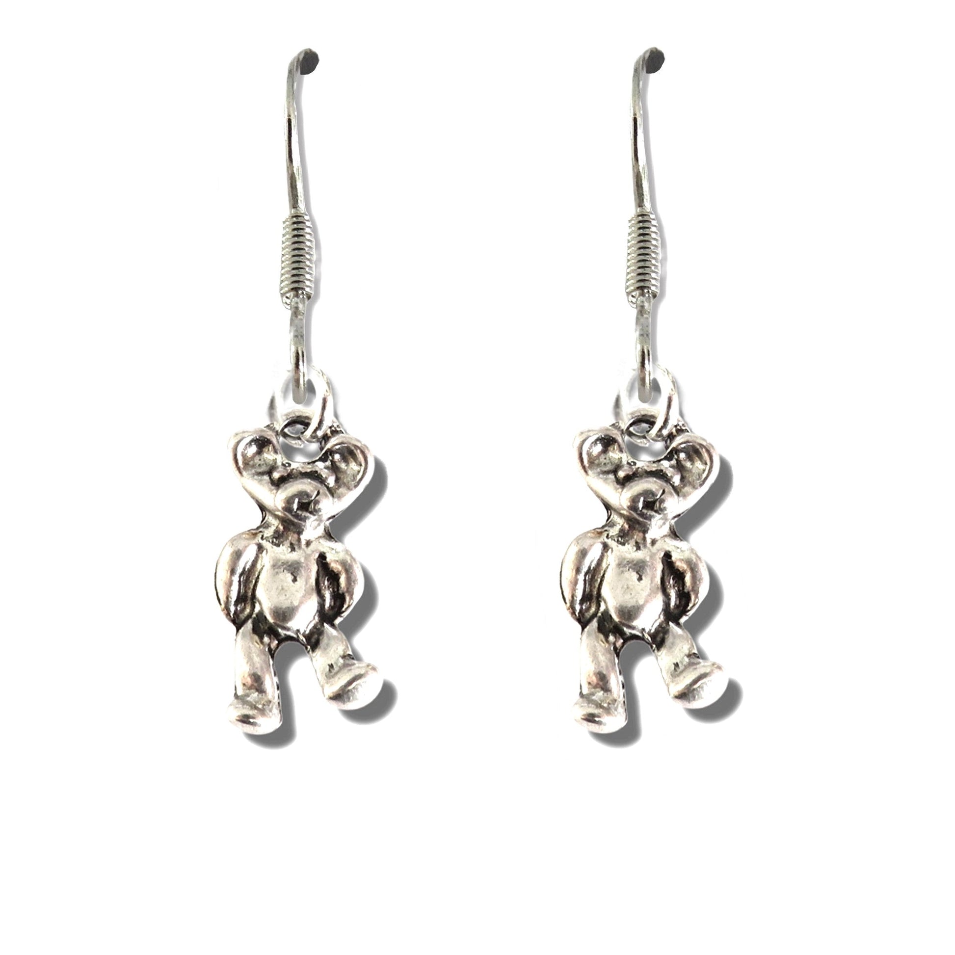 Girls Teddy Drop Earrings - Adorable Gift-0