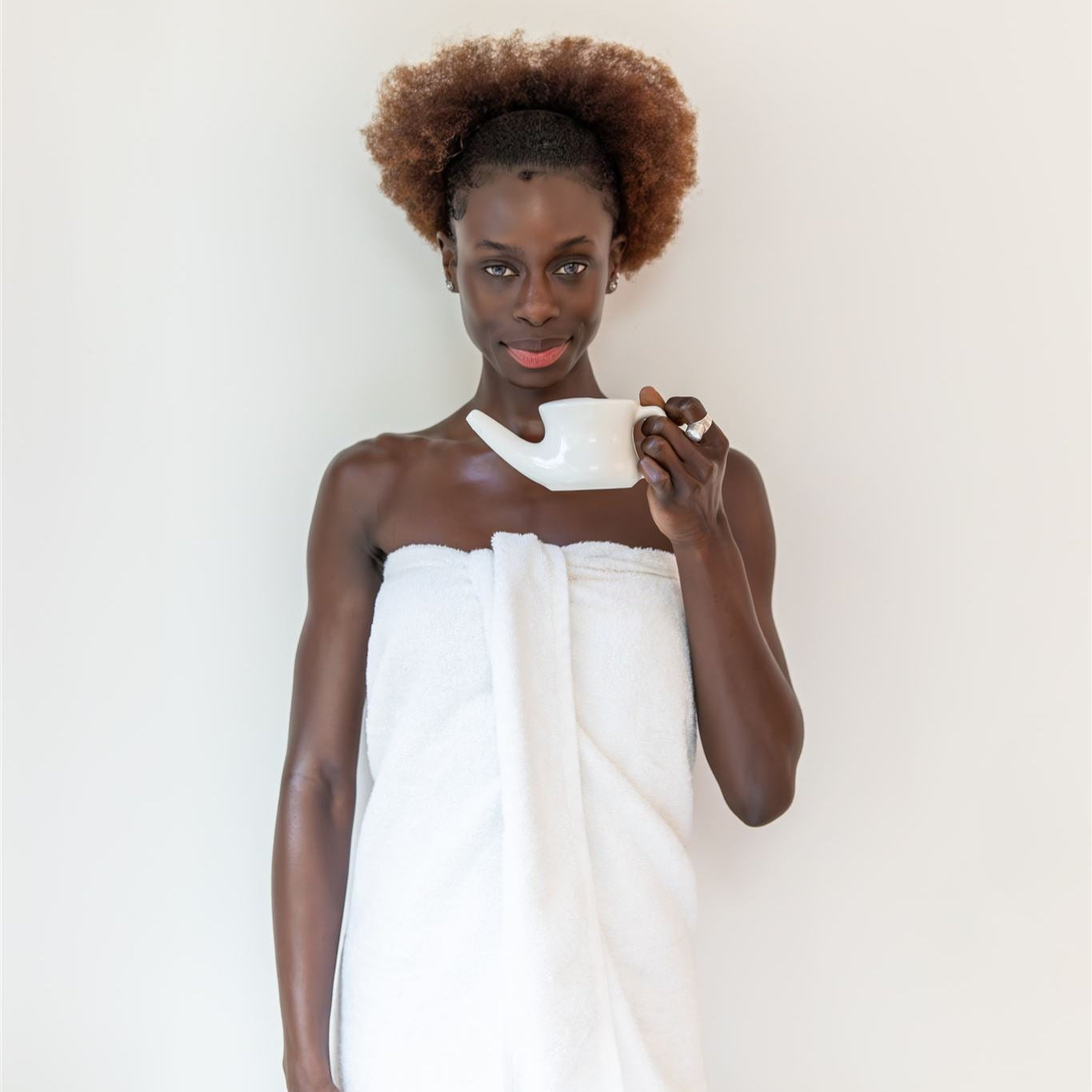 Ceramic Neti Pot | Ayurvedic Nasal Cleansing Tool for Sinus Health-2