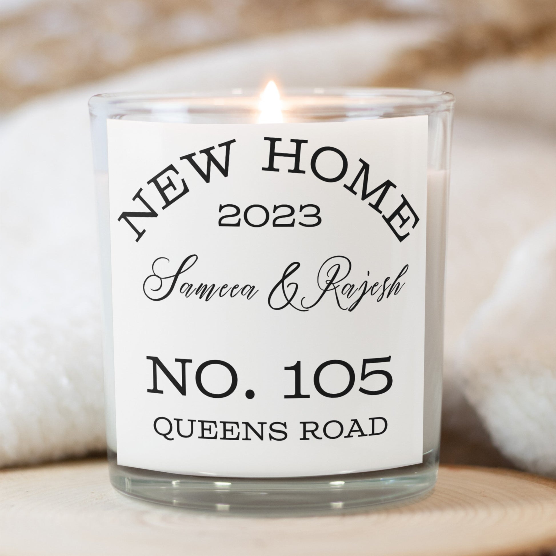Personalised New Home Candle Gift-4
