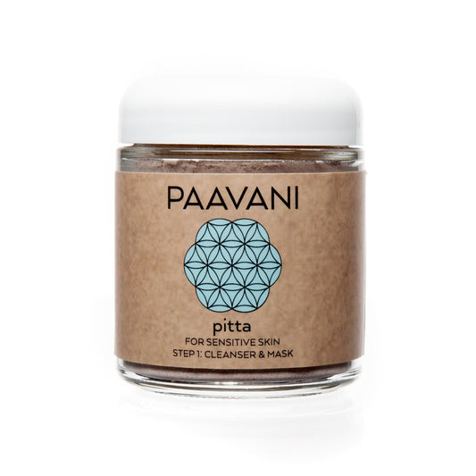 Pitta Cleanser & Mask | Ayurvedic Cleansing Grains for Sensitive, Inflamed Skin-0
