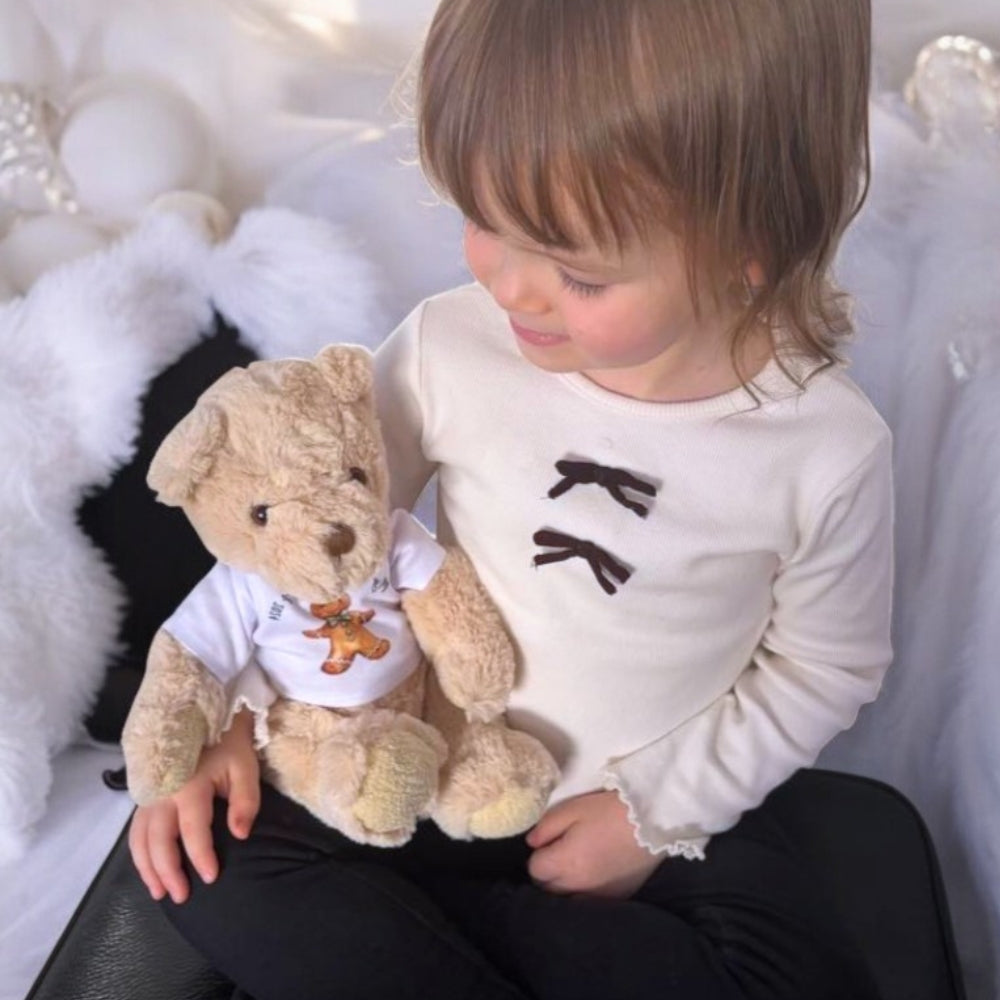 Personalised Teddy Bear with Little Sister T-Shirt-1