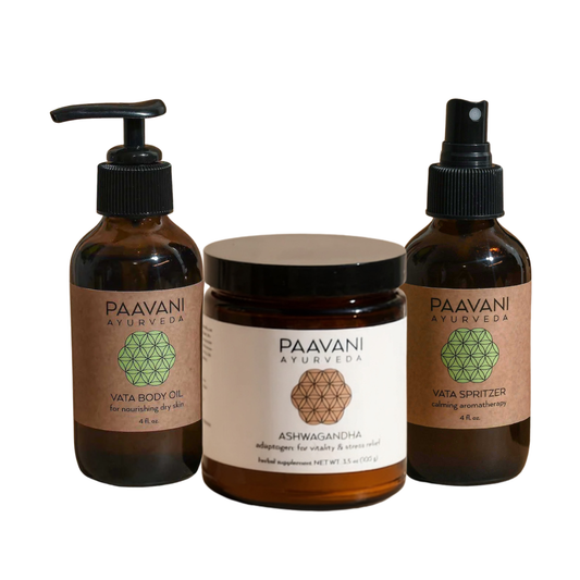 De-Stress Stack | Ayurvedic Support for Calm, Grounding & Nervous System Balance-0