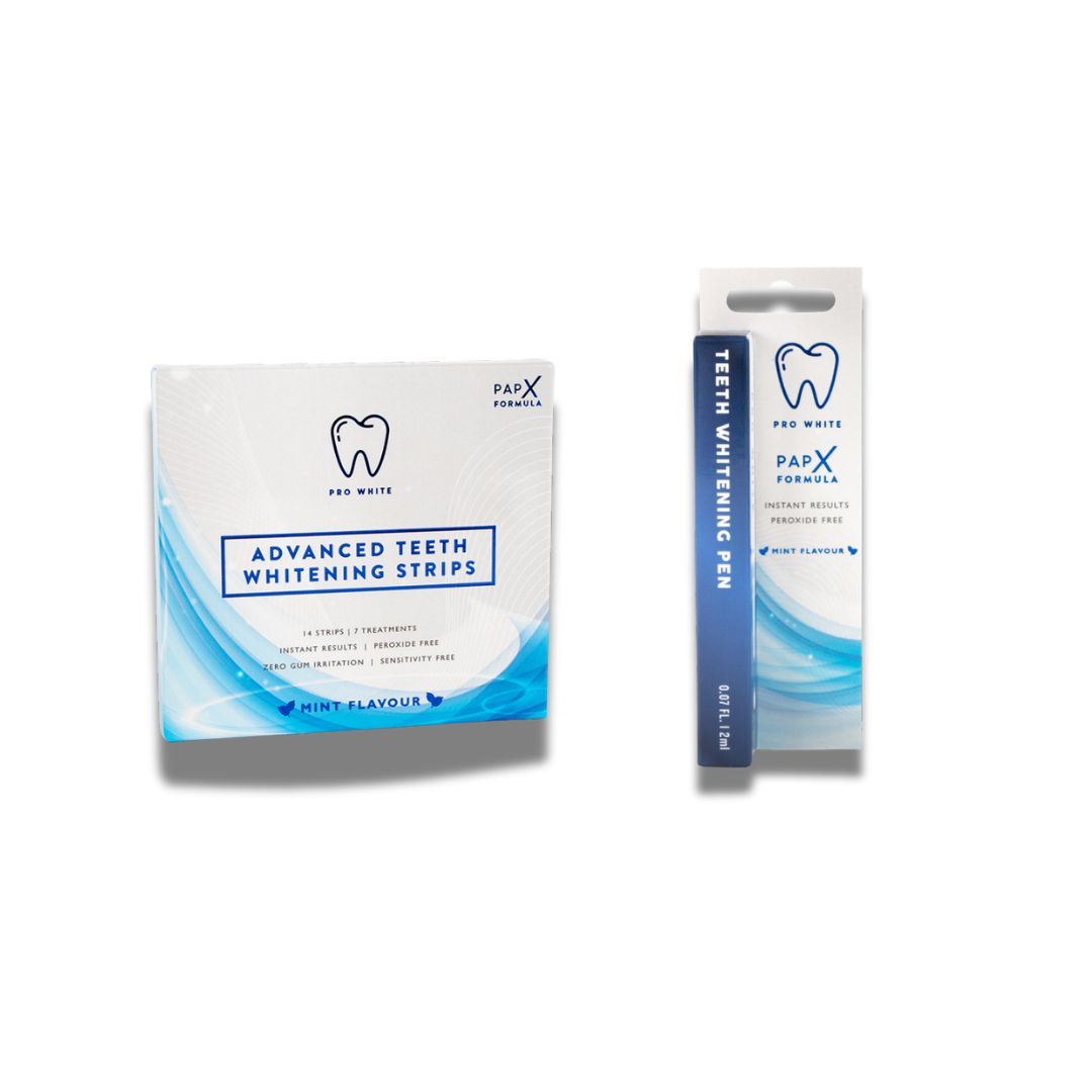 All Rounder Whitening Set - PAP-X™ Advanced Teeth Whitening Strips & Pen-0