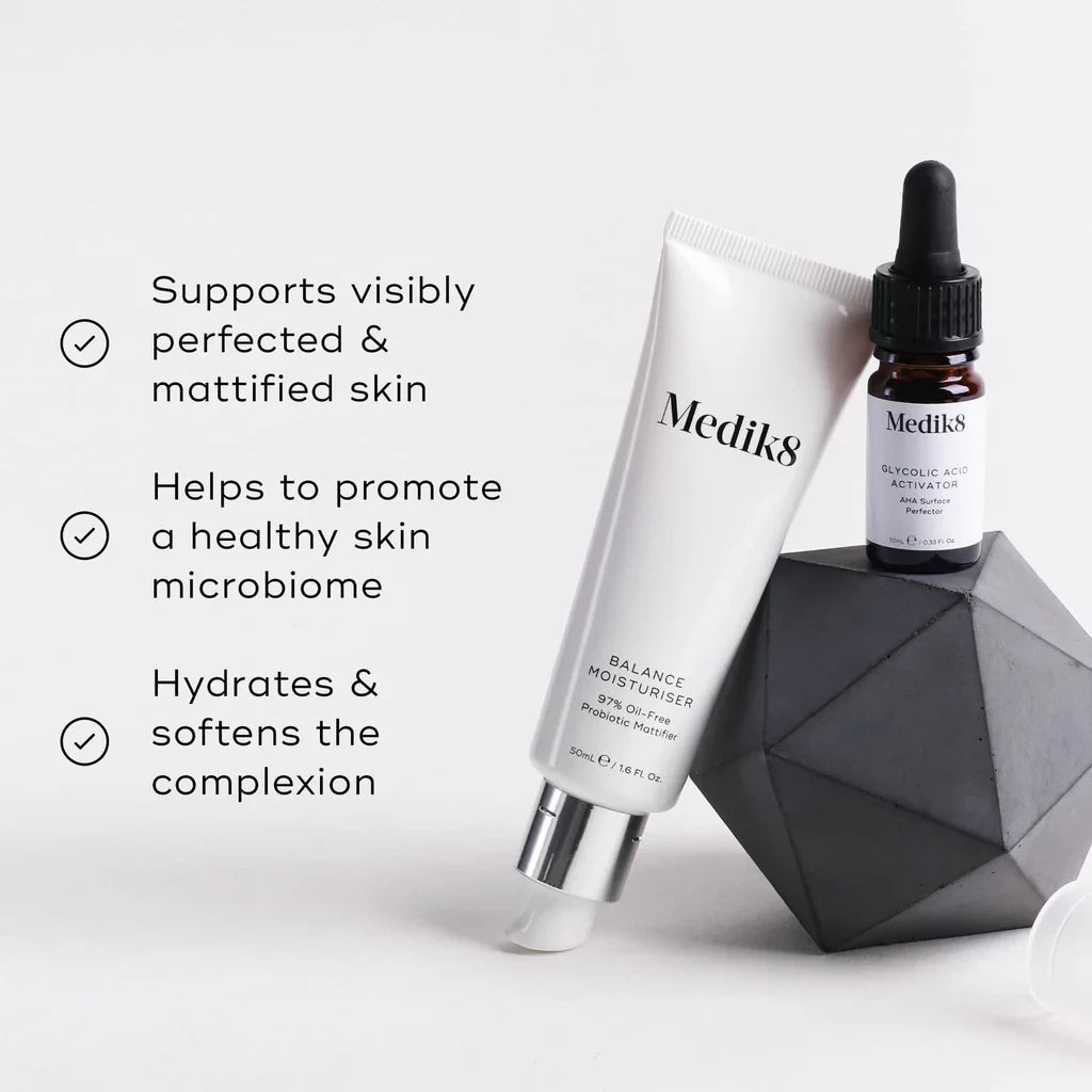 Medik8 Balance Moisturiser™ & Glycolic Acid Activator™-1