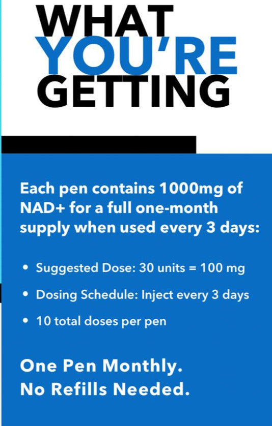 NAD+1000mg Injector Pen