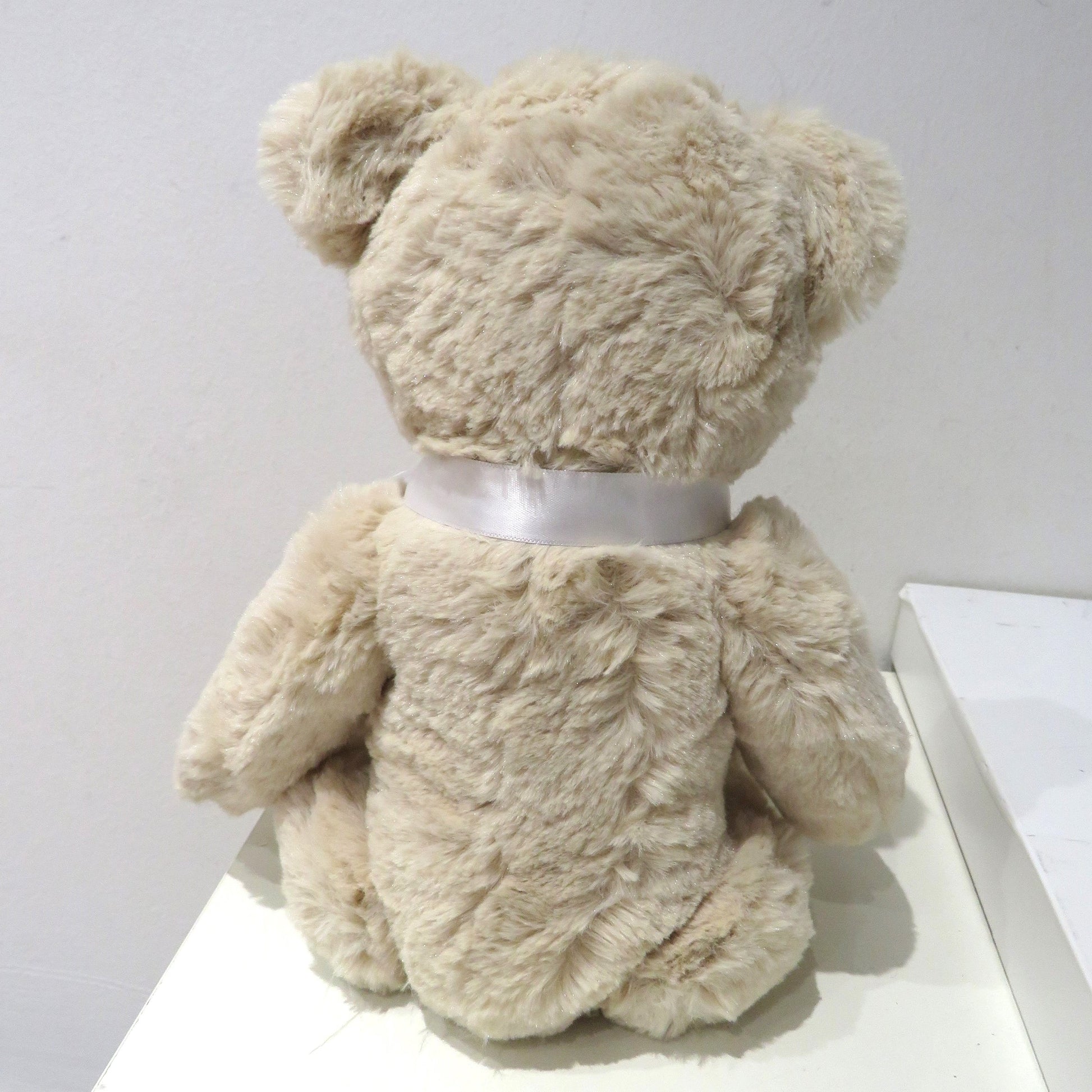 Personalised Teddy Bear & Edge Disc, Red Ribbon Gift-4